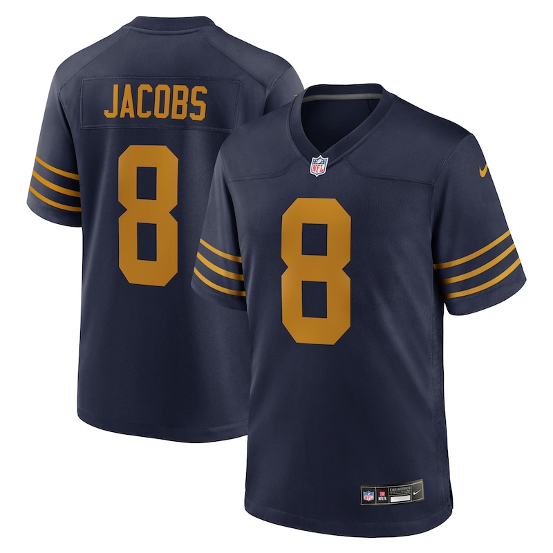 None Josh Jacobs GB Packers Victory Durable Jersey Football Apparel