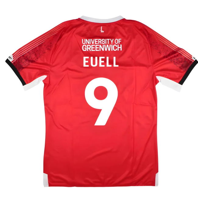 Authentic Design Football Charlton Athletic Home Shirt Euell #9 La...