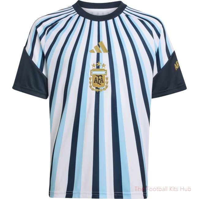 [SPK] 2026/27 Argentina Home Pre-Match Shirt White - Kids Romero 13