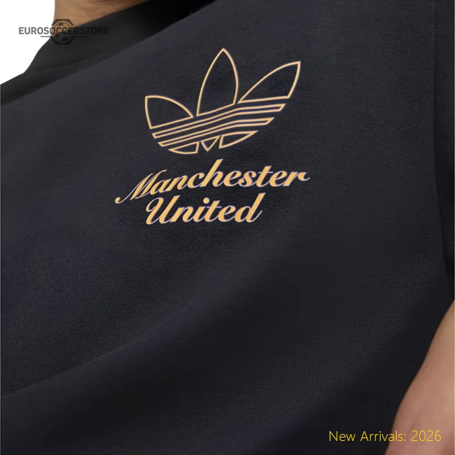 Classic Top-Grade 2025-2026 Man Utd Icon Graphic T-shirt Black