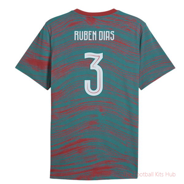 [EFS] 2026/27 Portugal FtblCulture Tee AOP (Red) (Ruben Dias 3)
