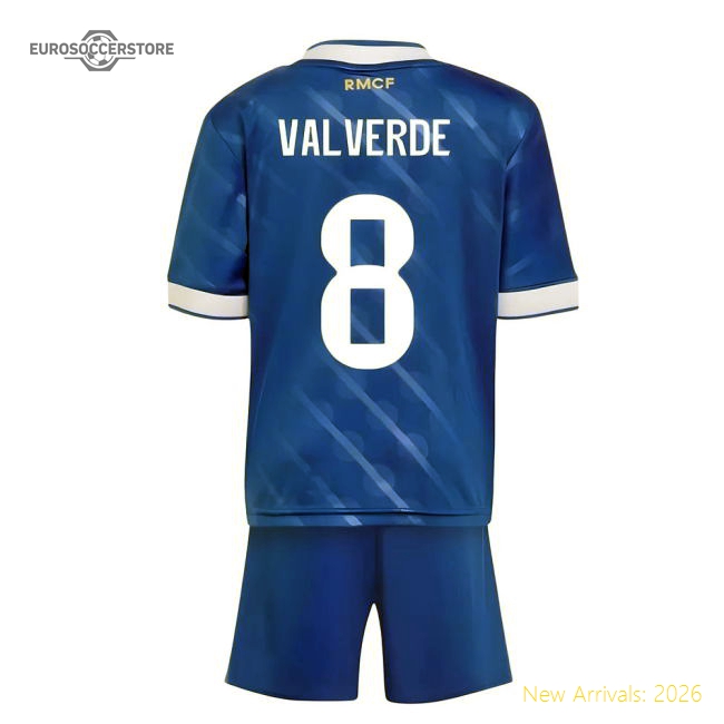 Performance 2025-2026 Real Madrid Third Youth Kit (Valverde 8)