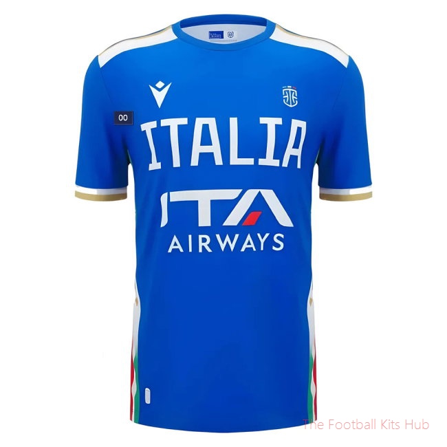 2025-2026 Italy FIP Basketball Training Shirt (Blue)