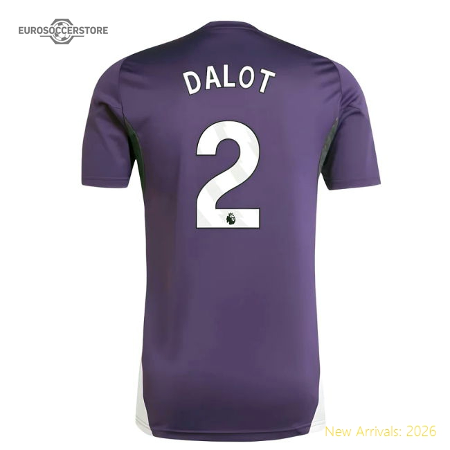 Luxury Training Premier League Team Dalot Jersey 2025-2026 Breathable