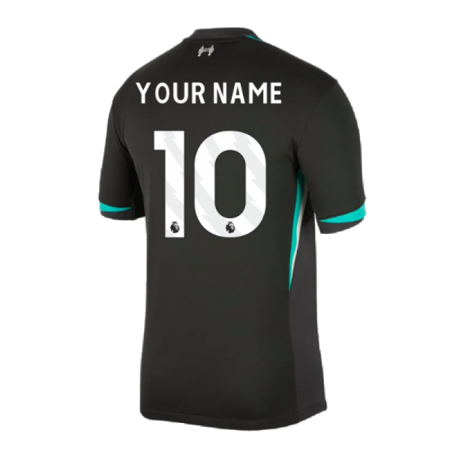 Liverpool 2024-20 Away Football Shirt Featuring L M S