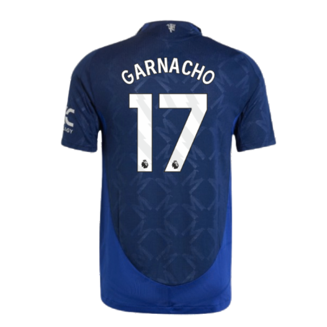 Original Man Utd 2024-2025 Man Utd Authentic Away Shirt (Garnacho 17)