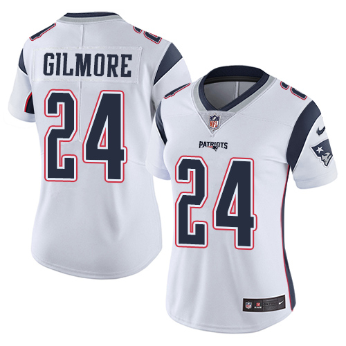 Authentic NFL NE Patriots #24 Stephon Gilmore White Limited Jersey