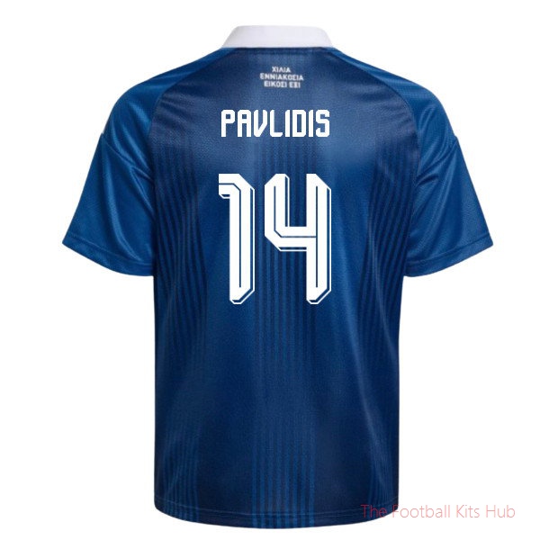 2026-2027 Greece Away Shirt (Kids) (Pavlidis 14)