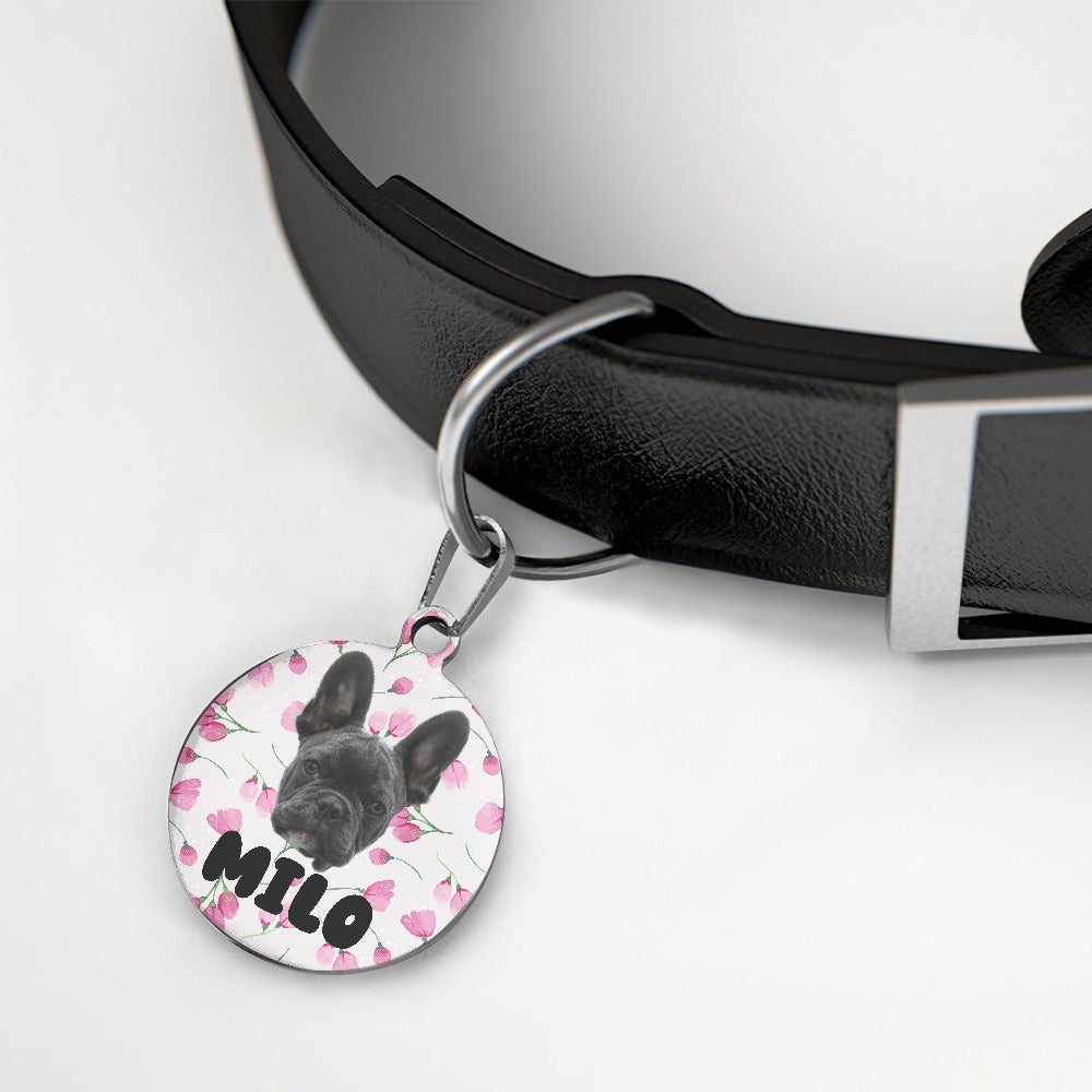 French Bulldog Maple Custom Double Sided French Bulldog Tag Durable Dog Item