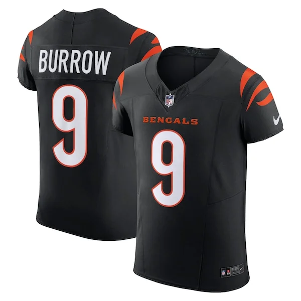 None Joe Burrow Elite Jersey - Black | NFL Player Jersey | NFL Footbal