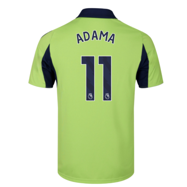 Fulham English Premier League Adama Away Authentic Jersey Smart Fabric