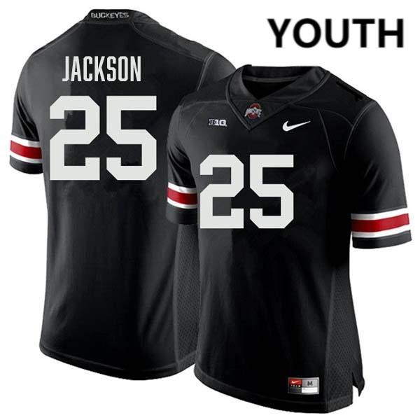 Youth Ohio State Buckeyes #25 Bo Jackson Black Nike Stitch Jerseys