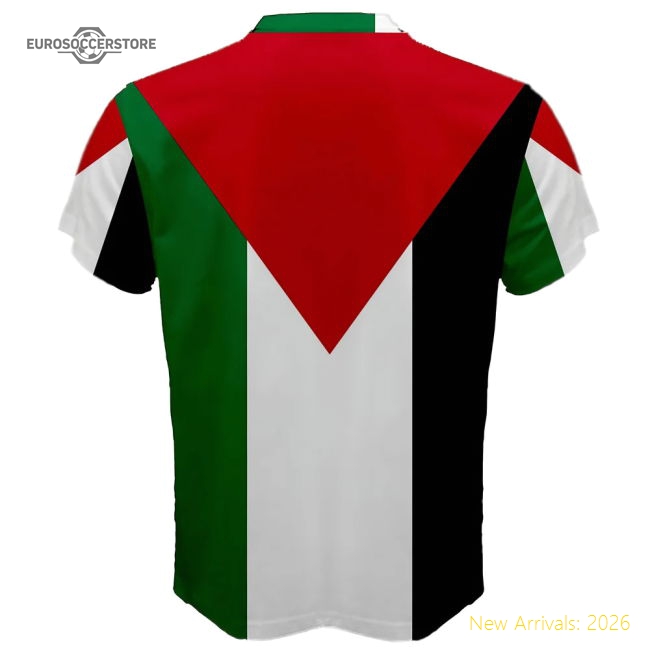 Palestine Flag 20242025 Regular Durable Jersey Sleek Athletic