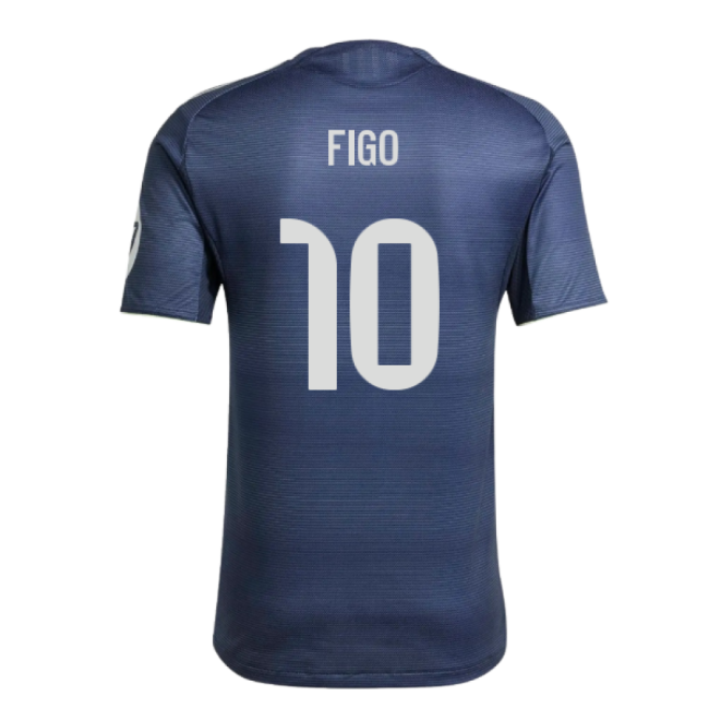 2025-2026 Real Madrid Auth Away Shirt (Figo 10) - Stadium Quality -...