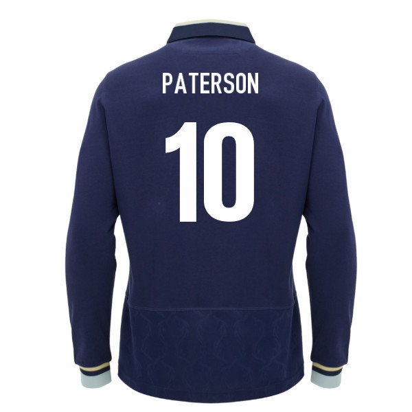 [DDJ] 2026 2027 Scotland Rugby LS Cotton Shirt Home Uniform (Paterson 10)