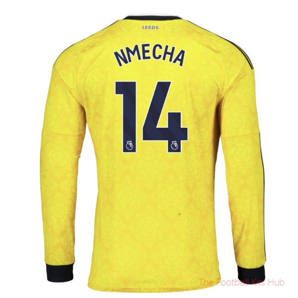 Leeds Long 2026 2027 Leeds Away Long Sleeve Shirt (Nmecha 14)