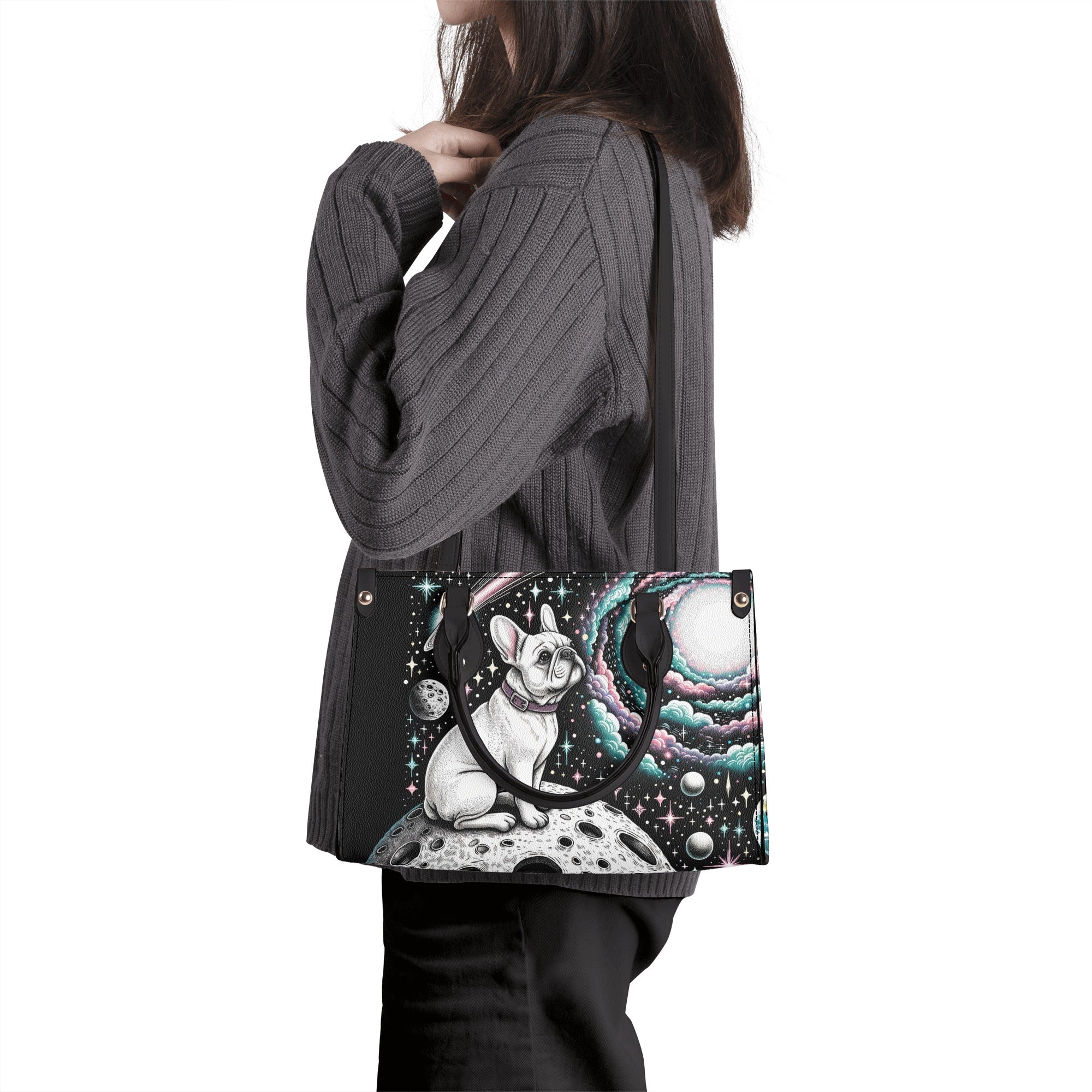 French Bulldog Lover Charlie Luxury Women Handbag Gift For Dog Lovers