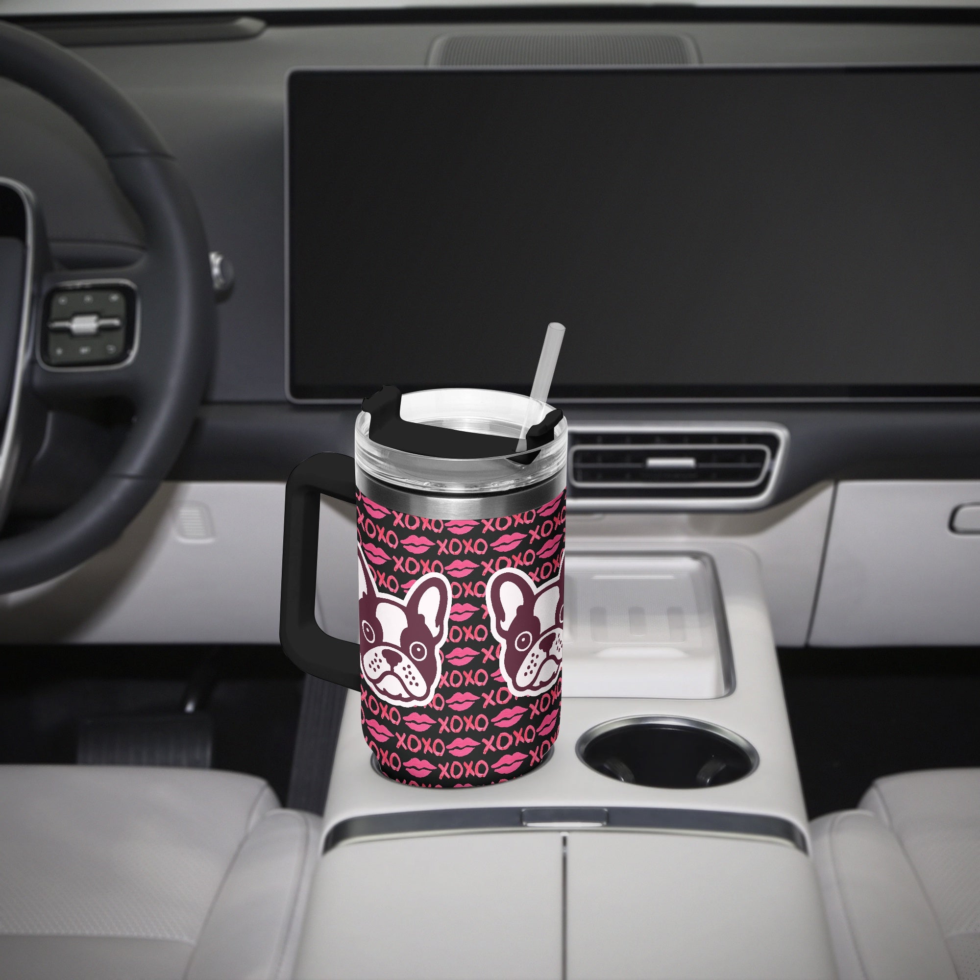 Comfortable Street-Ready Rocco - Car Tumbler Cup for Dog Owners Stylish