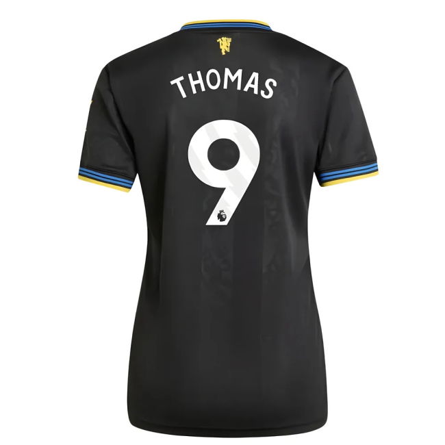 Football Man Utd Third Shirt Womens Thomas #9 Ultra Comfort Faithf...