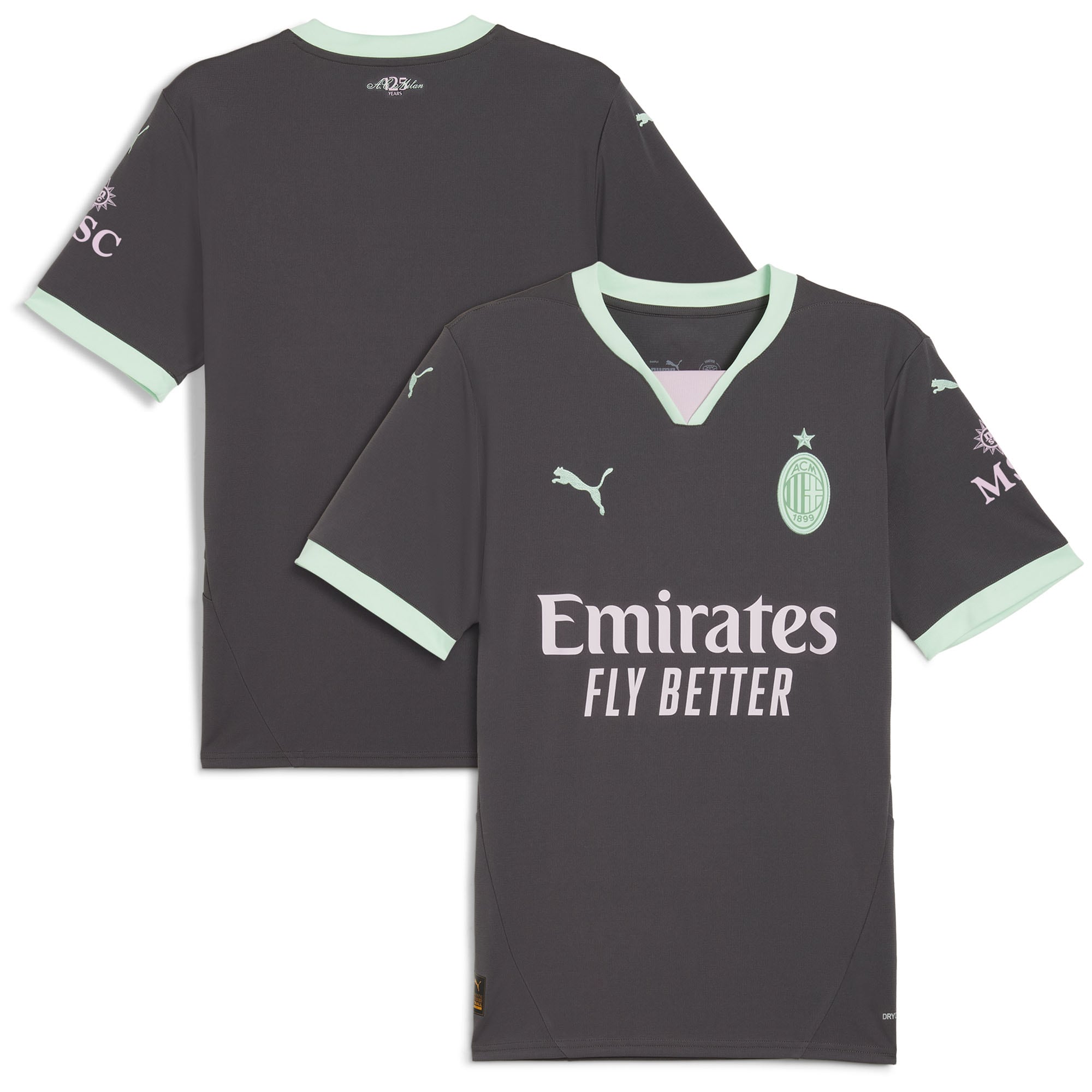 [SJH] AC Milan 2024/25 Third Replica Jersey - Charcoal