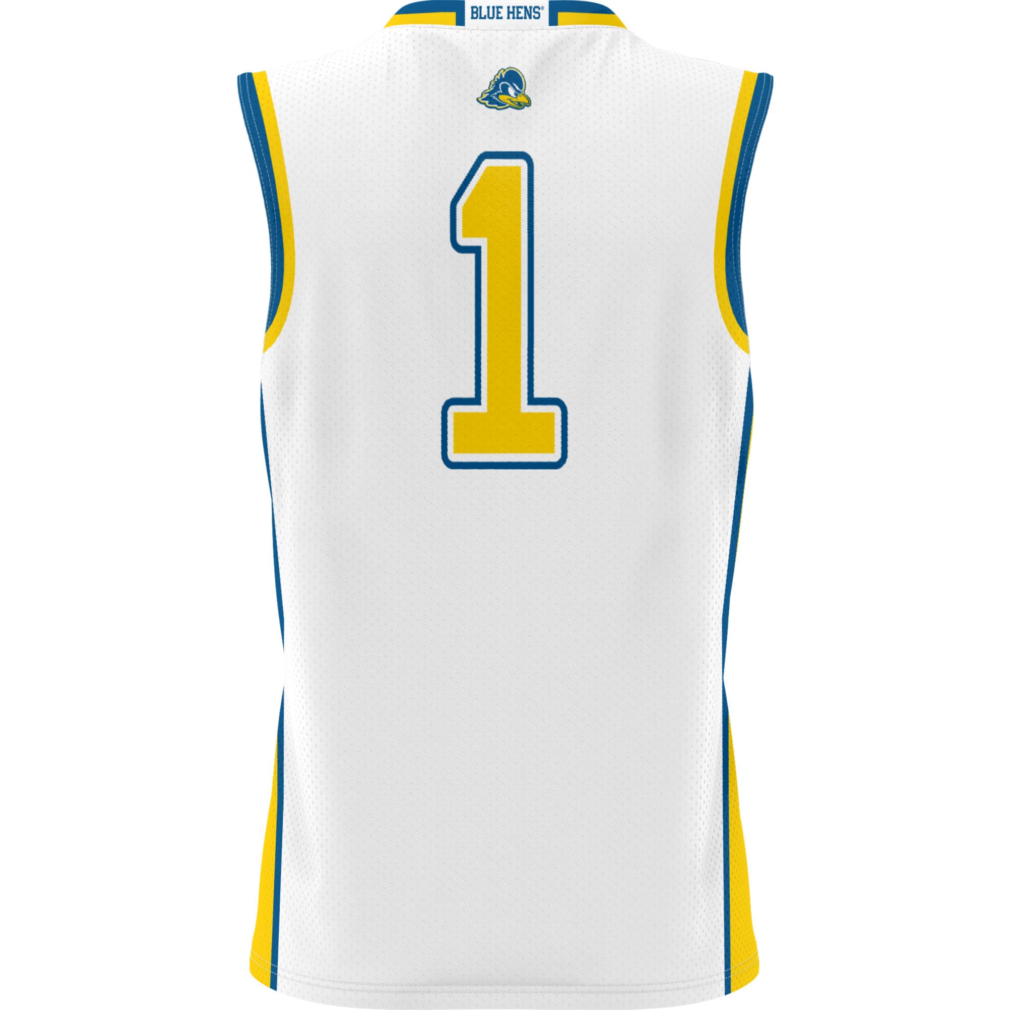 [NJP] Delaware Fightin' Blue Hens GameDay Greats Unisex Lightweight Basketball Jersey - White