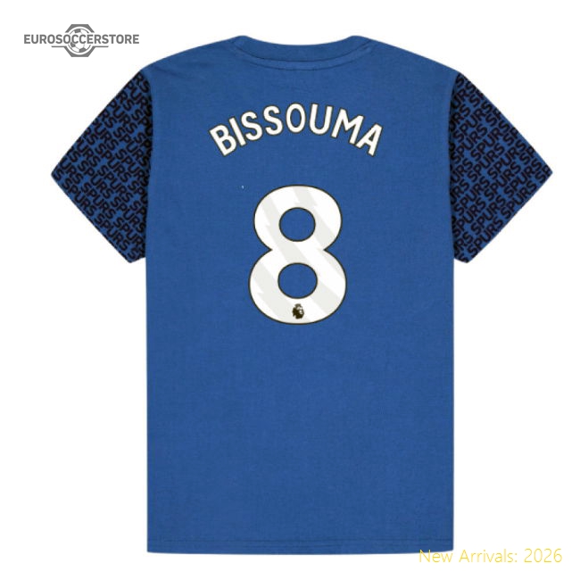 Official Tottenham Hotspur Graphic T-shirt (blue) - Kids (bissouma 8