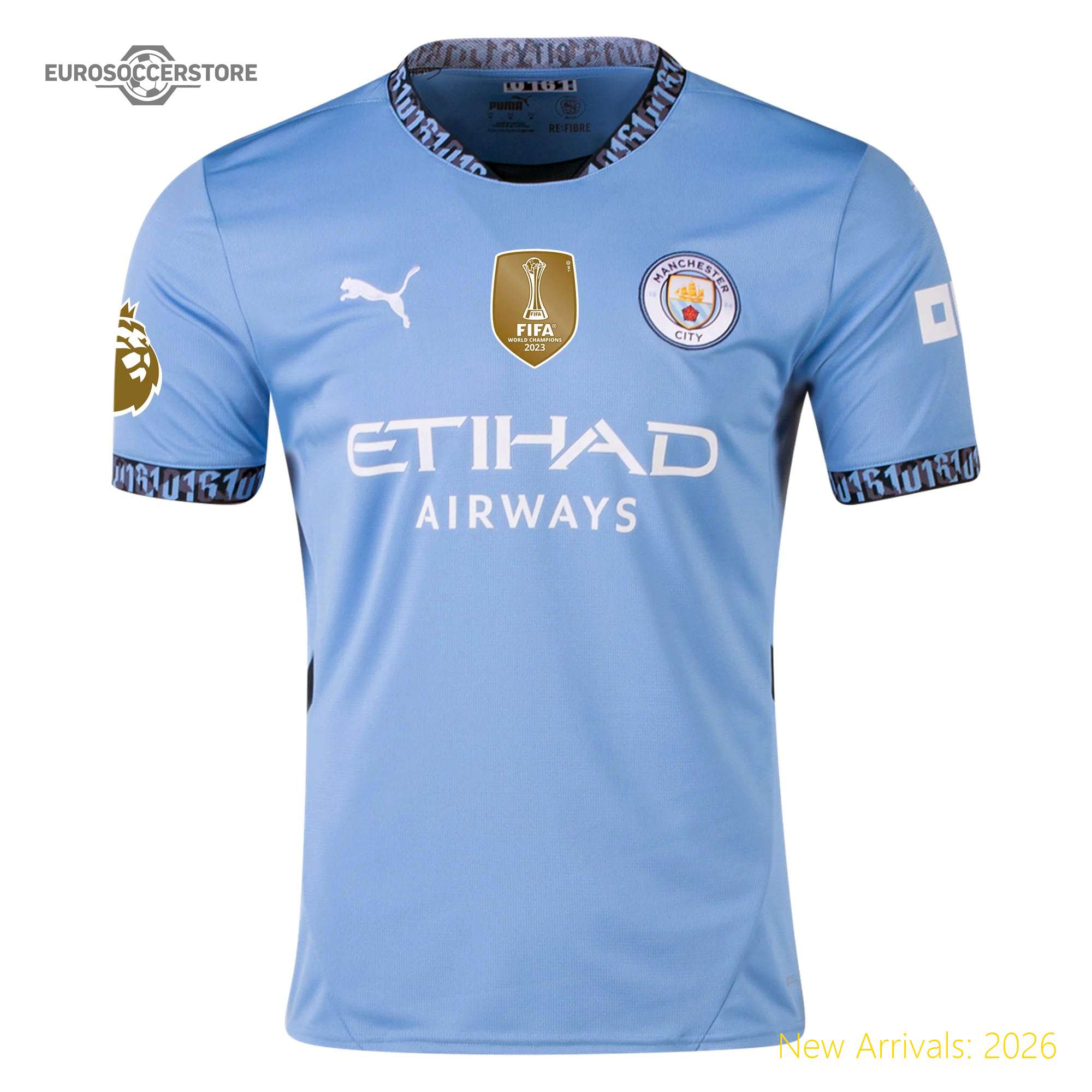 Officially Approved Men Authentic Mci Club Legend Home Jersey 2023