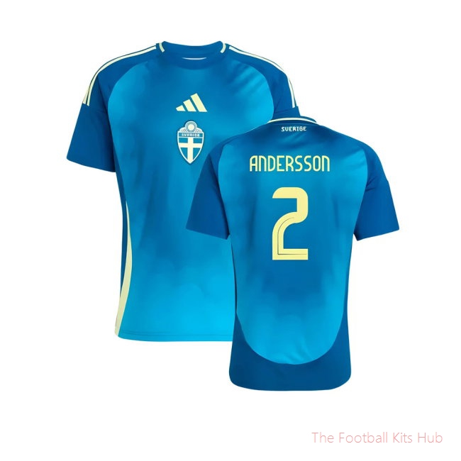 [LK] 2025/26 Sweden Womens Team Away Shirt (Unisex) (Andersson 2)