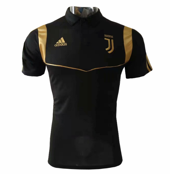 2019-20 JUVENTUS BLACK POLO SHIRT - Official Replica 5573