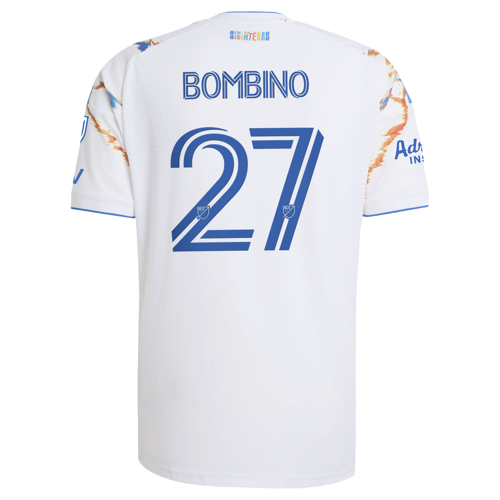[SJH] Luca Bombino San Diego FC 2026 Unprecedented Unity Kit On-Field Authentic Patch Jersey - White