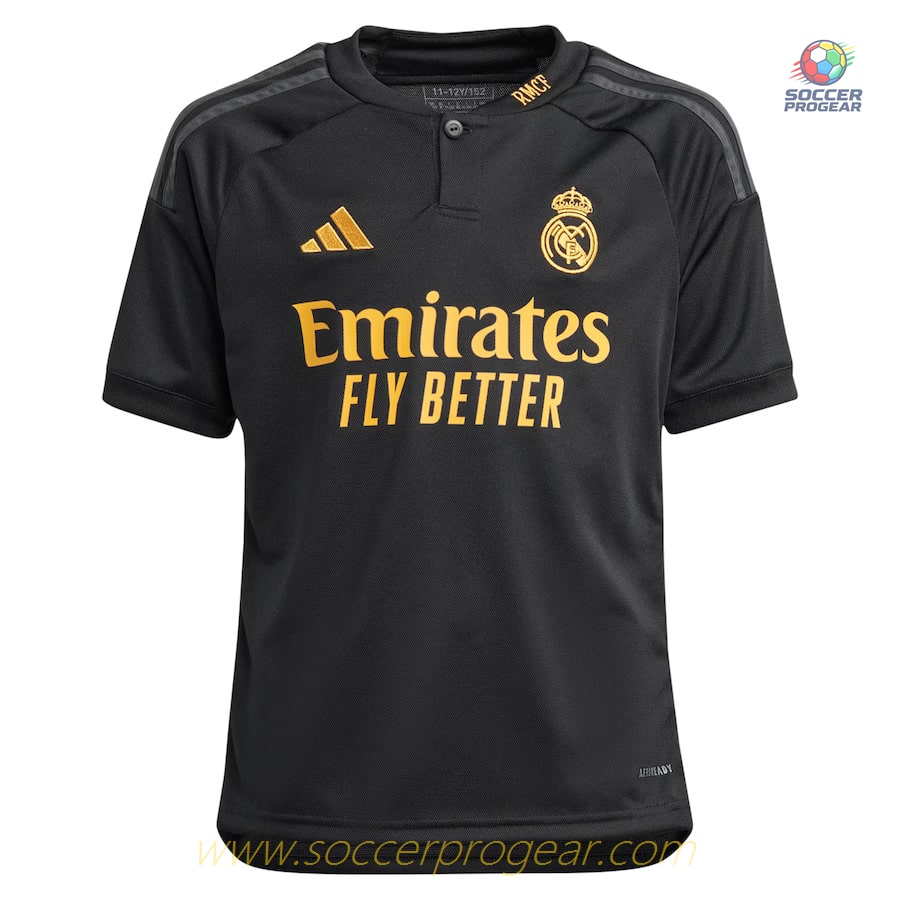 Real Madrid 2023 2024 Third Youth Football Shirt