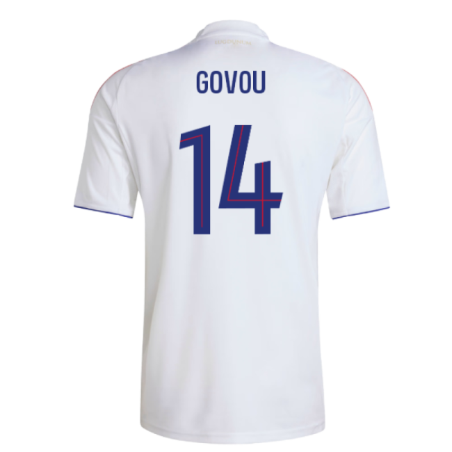 Fan-Favorite 2025-2026 Olympique Lyon Home Shirt (Govou 14)