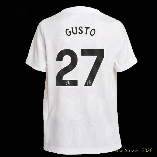 2025-2026 Chelsea Kids Soft Jersey Gusto Dri-fit Easy-care