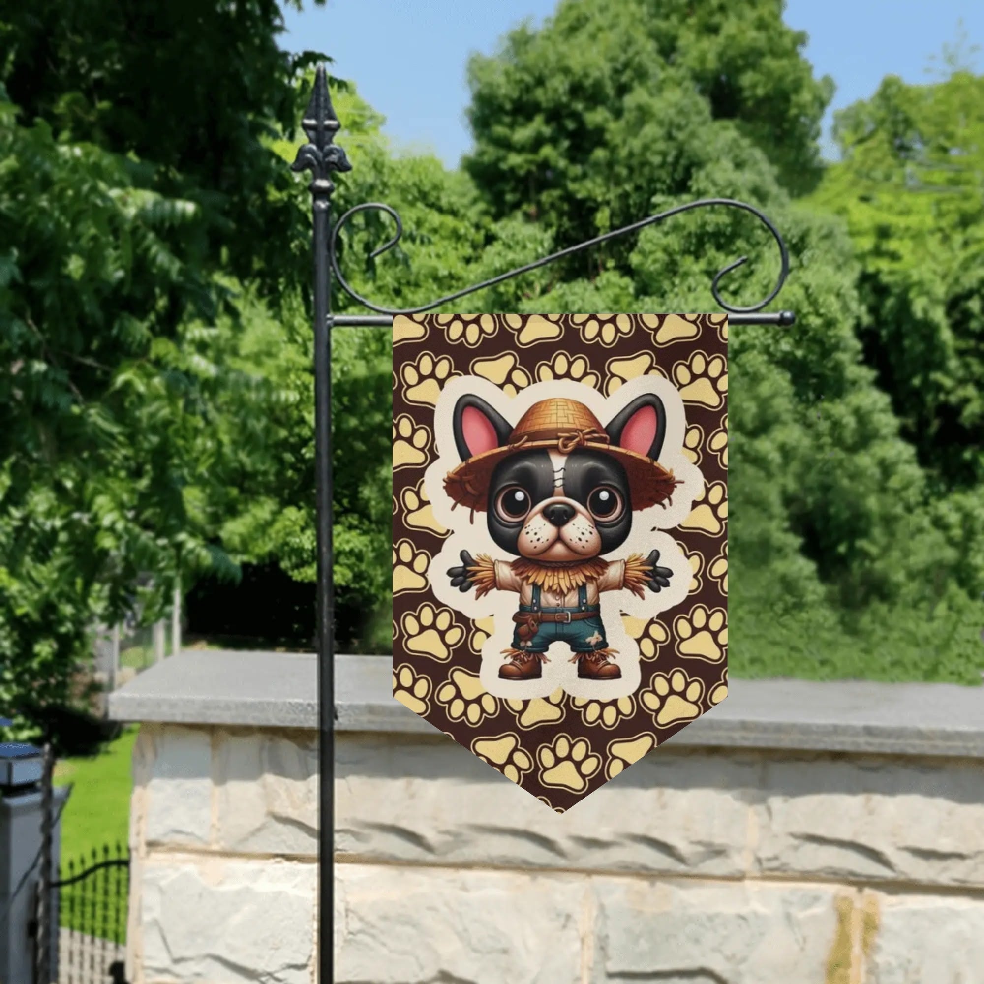 French Bulldog Chanel Garden Flag Banner Comfy Pet Product