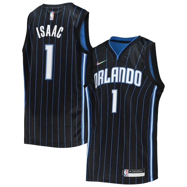 Jonathan Isaac ORL Premium Basketball Jersey - Black - Fan Favorite
