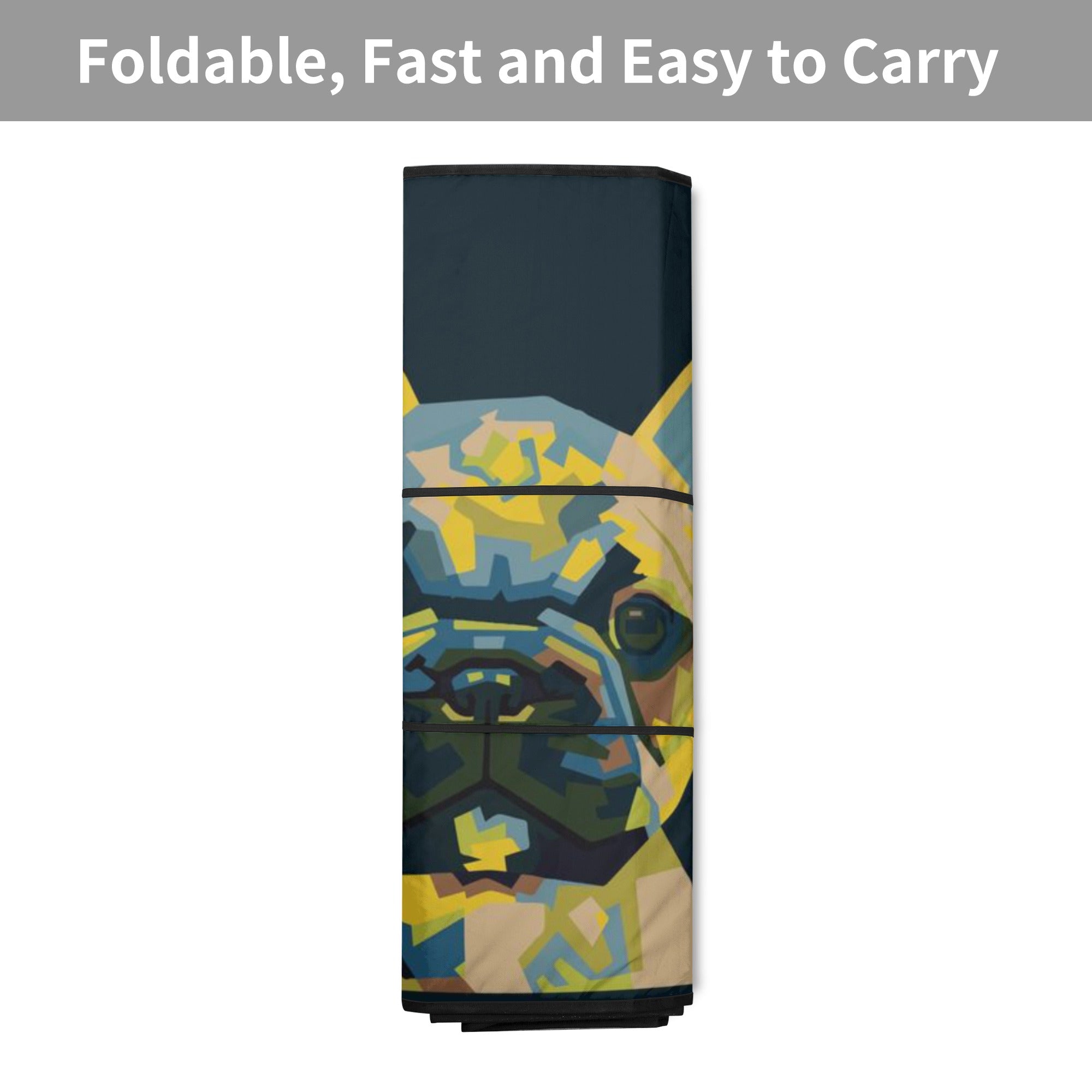 Loaf- - Non-slip Car Auto Sun Shade For French Bulldogs | Comfort Fit