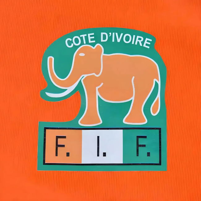 Ivory Coast 1980s Retro Football Shirt