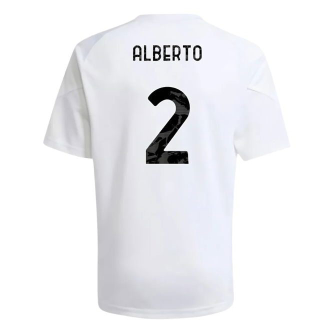 2025-2026 Juve Training Shirt (Kids) (White) UV Protection