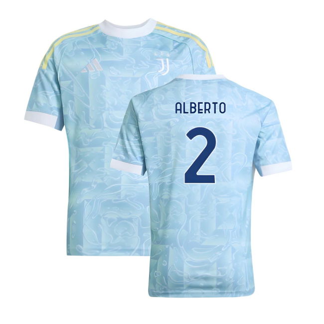 2025-2026 Juventus Away Shirt (Kids) (Alberto 2)