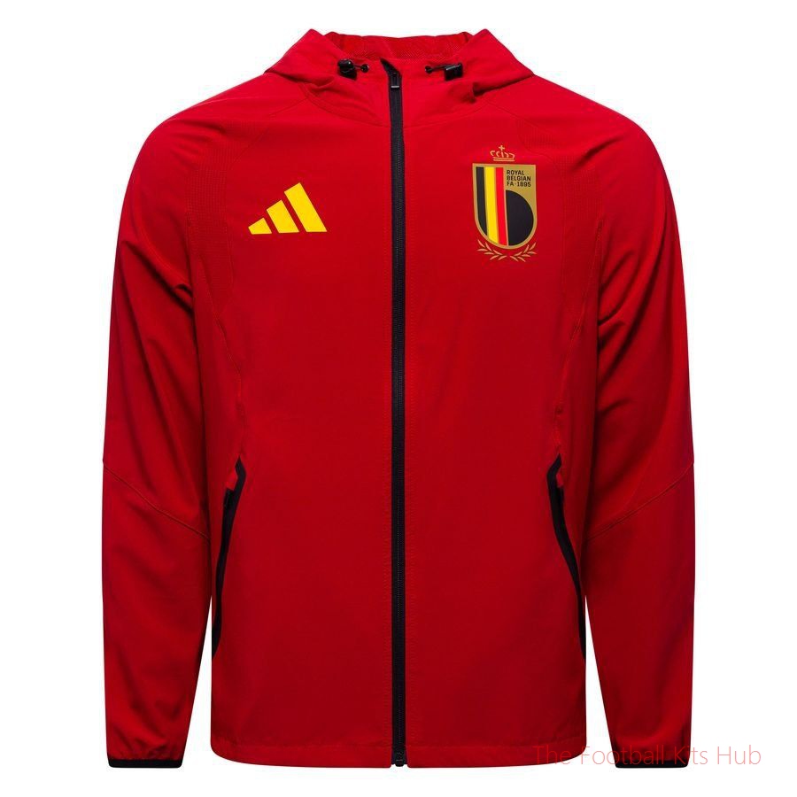 Belgium Windbreaker Tiro 26 Travel World Cup 2026 - Team Power Red