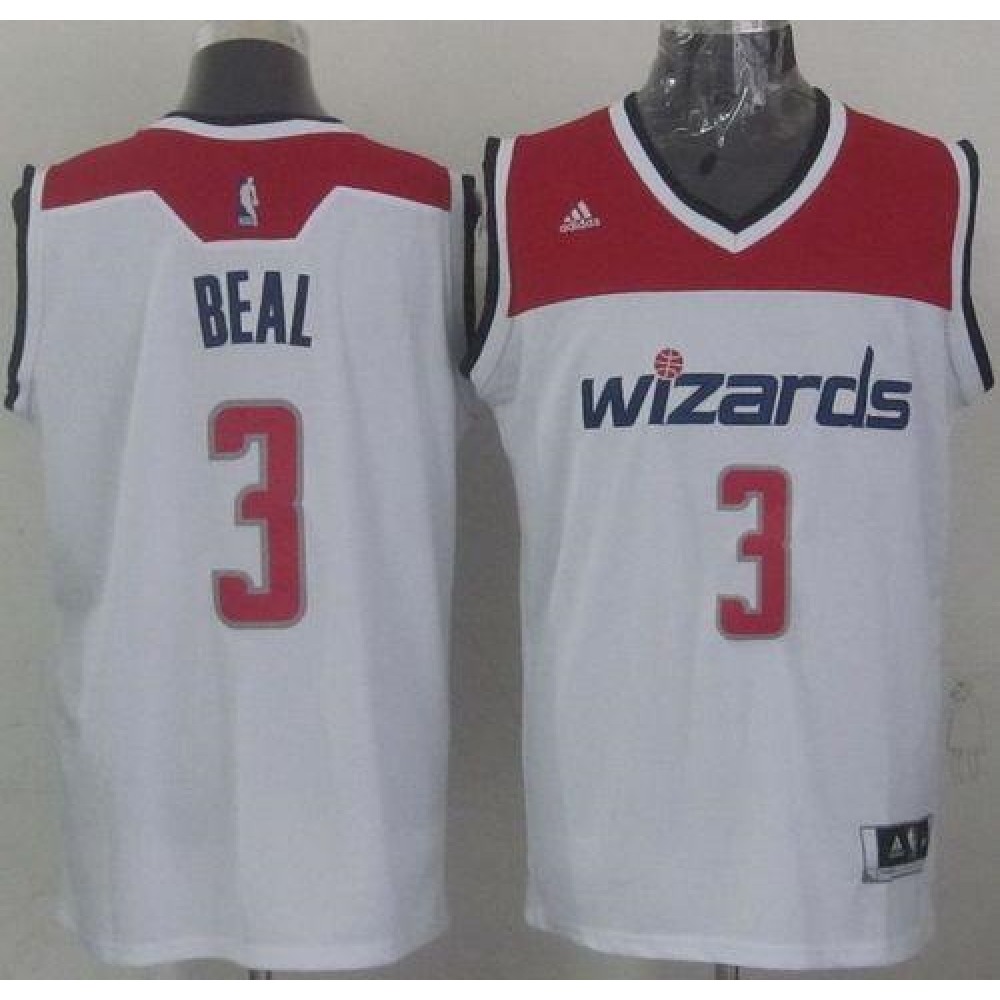 Premium Men's Washington Wizards #3 Bradley White Basketball Jersey