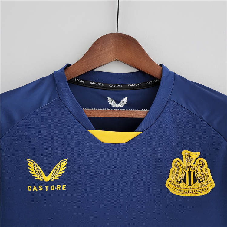 Moisture Wicking 2223 Newcastle United Third Blue Soccer Jerseys