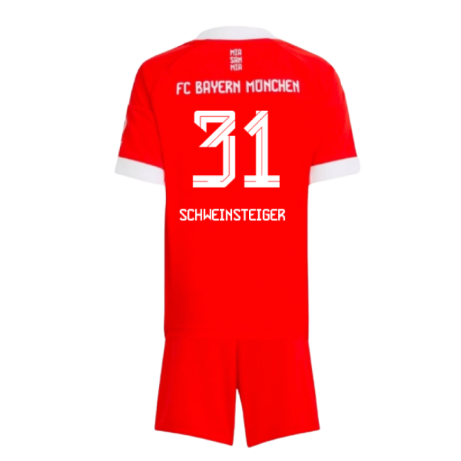 Bayern Munich Elite Schweinsteiger Home Jersey Premium Fabric