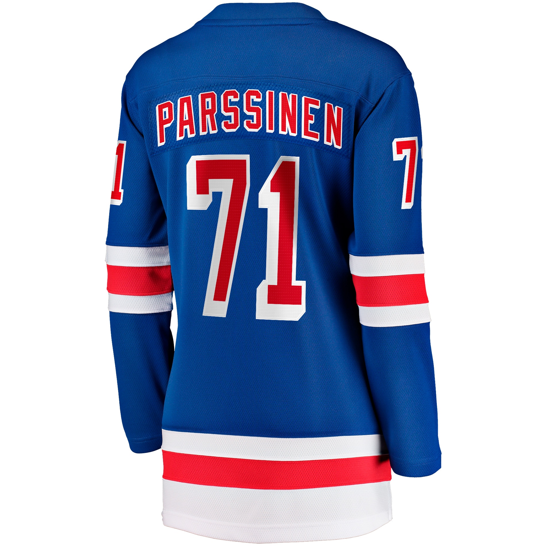 [LK] Juuso Parssinen New York Rangers Women's Home Breakaway Player Jersey - Blue