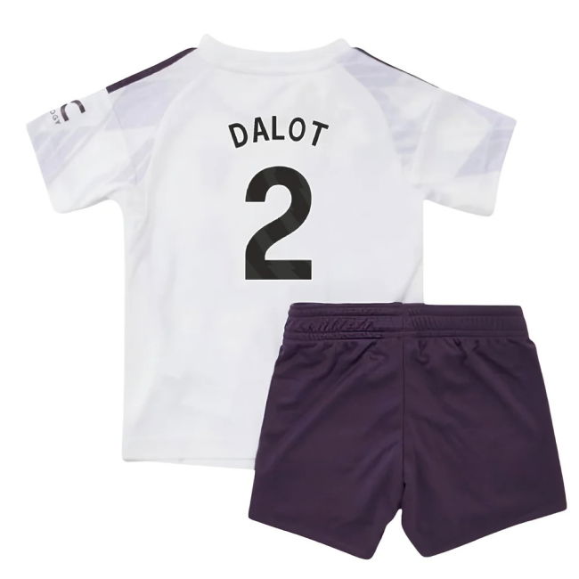 2025-2026 Man Utd Away Baby Kit (Dalot 2)