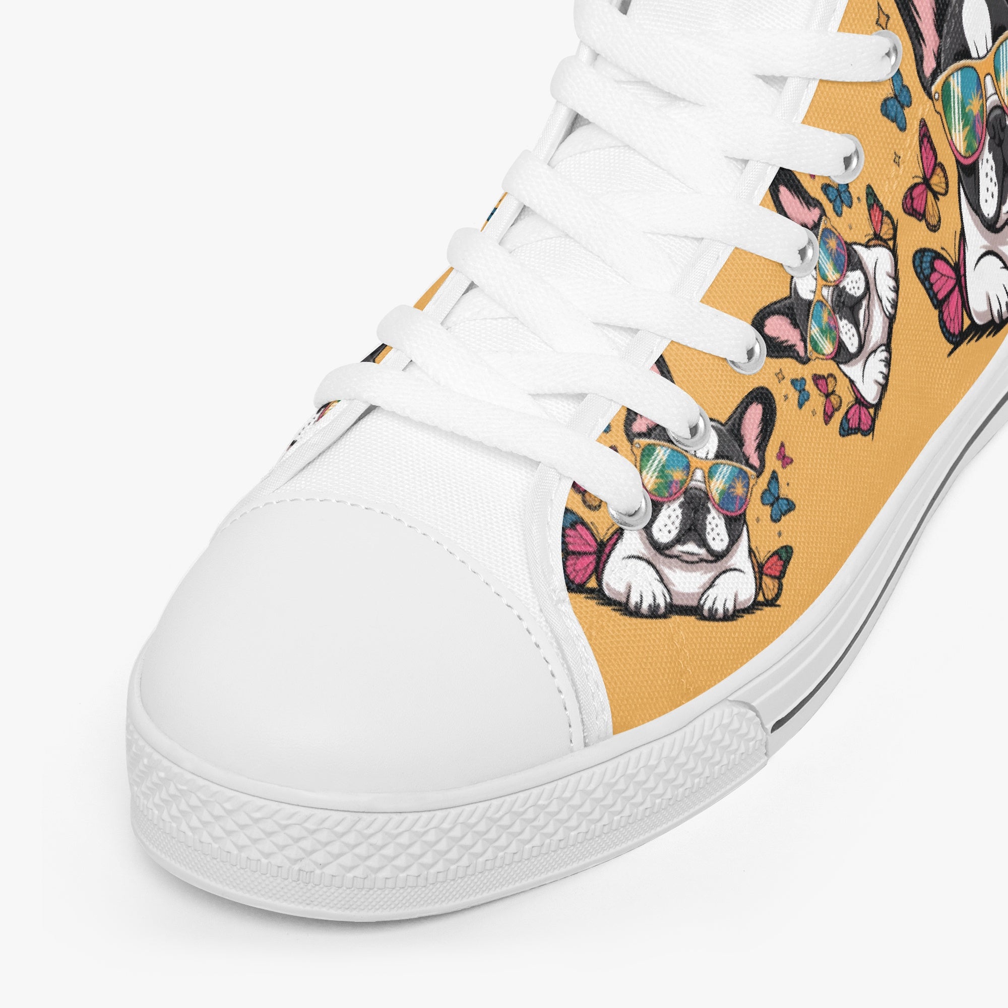 Minimal-Aesthetic Georgette - Classic High-top Canvas Shoes for Dog