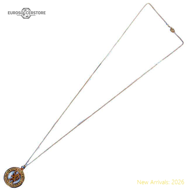 Chelsea Fc 18Ct Gold Plated On Silver Pendant & Chain Supporter Version