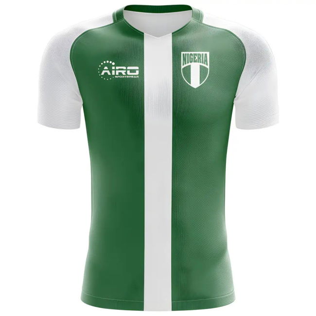 Premium-Quality 2025-2026 Nigeria Flag Home Concept Football Shirt