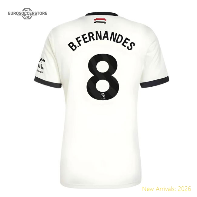 Premium 2024-2025 Man Utd Third Shirt (b.fernandes 8) - Premium