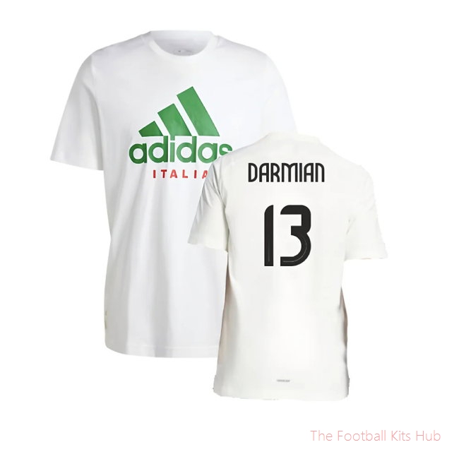 2024-2025 Italy DNA Graphic Tee (White) (DARMIAN 13)